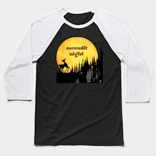 moon shadow,moonlit night Baseball T-Shirt